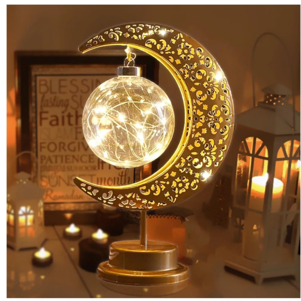 Crescent Moon Lamp NWT